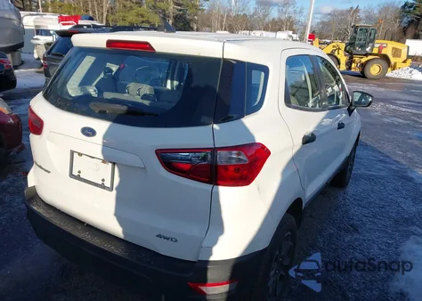 2020 Ford Ecosport S from USA, damaged, VIN MAJ6S3FL4LC355625